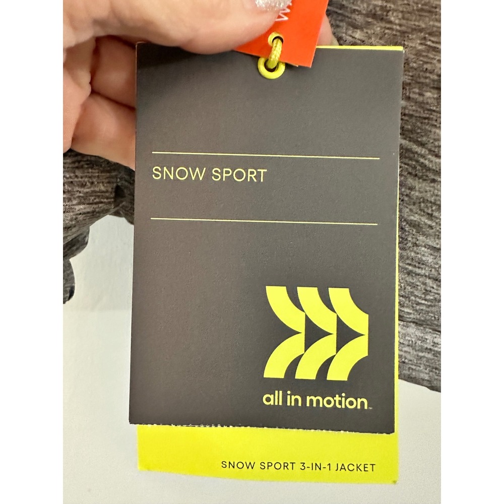 All in Motion Kids Gray Snow Sport 3-in-1 Jacket Size‎ L 10 12 - Picture 4 of 7